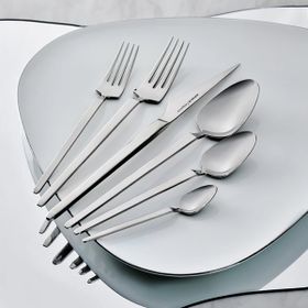 Karaca Elegance Glacial Platin 12 Kişilik 84 Parça Çatal Kaşık Bıçak Takımı