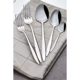 Karaca Elegance Kai Platin 60 Parça 12 Kişilik Çatal Kaşık Seti