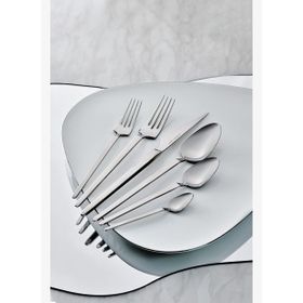 Karaca Elegance New Glacial V2 Platin 12 Kişilik 84 Parça Çatal Kaşık Bıçak Takımı