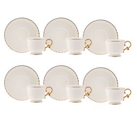 Karaca Elegant 6 Kişilik Kahve Fincan Takımı