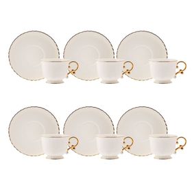 Karaca Elegant 6 Kişilik Kahve Fincan Takımı