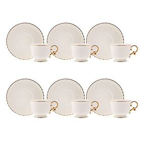 Karaca Elegant 6 Kişilik Kahve Fincan Takımı