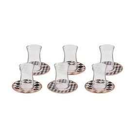 Karaca Enzo 6 Kişilik 12 Parça 165 ml Çay Seti
