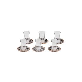 Karaca Enzo 6 Kişilik 12 Parça 165 ml Çay Seti