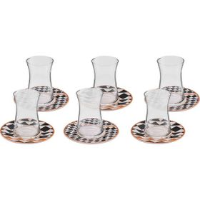 Karaca Enzo 6 Kişilik 12 Parça 165 ml Çay Seti