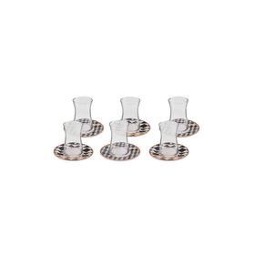 Karaca Enzo 6 Kişilik 12 Parça 165 ML Çay Seti