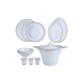 Karaca Estella Gold 60 Parça Yemek Takımı