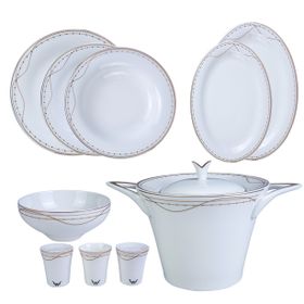 Karaca Estella Gold 60 Parça Yemek Takımı