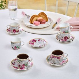 Karaca Evora 6 Kişilik 80 ml Kahve Fincanı