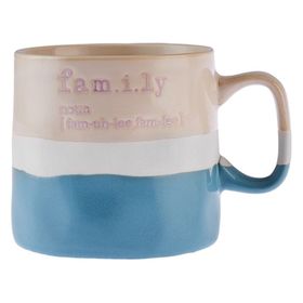 Karaca Family Mavi 320 ml Kupa