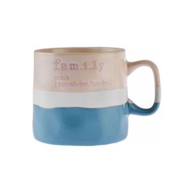 Karaca Family Mavi 320 ml Kupa