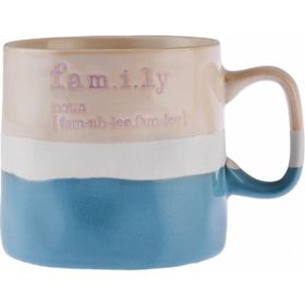 Karaca Family Mavi 320 ml Kupa