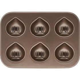 Karaca Fındık 6'lı Fındık Muffin Kek Kalıbı
