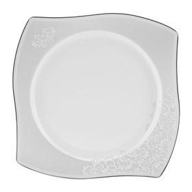 Karaca Fine Bone Tiara Platin 60 Parça 12 Kişilik Kare Yemek Takımı