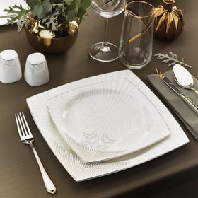 Karaca Fine Bone Together Alone 60 Parça İnci Yemek Takımı