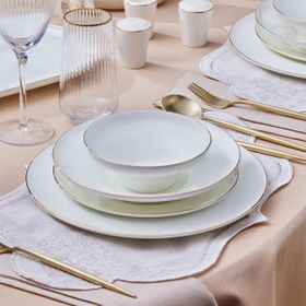 Karaca Fine Bone Zenith Gold 55 Parça 12 Kişilik Yemek Takımı