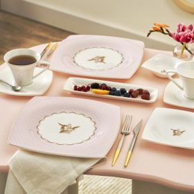Karaca Fine Pearl Ayra 26 Parça 6 Kişilik Kahvaltı Servis Takımı