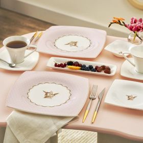 Karaca Fine Pearl Ayra 26 Parça 6 Kişilik Kahvaltı Servis Takımı