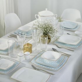 Karaca Fine Pearl Contour 12 Kişilik 62 Parça Yemek Takımı