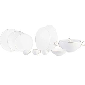 Karaca Fine Pearl Extra Chanak 62 Parça 12 Kişilik Yemek Takımı