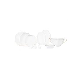 Karaca Fine Pearl Extra Quartz Gold 62 12 Kişilik İnci Yemek Takımı