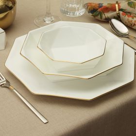 Karaca Fine Pearl Extra Quartz Gold 62 12 Kişilik İnci Yemek Takımı
