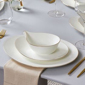Karaca Fine Pearl Extra Victory Gold 61 Parça 12 Kişilik Yemek Takımı