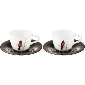 Karaca Fine Pearl Grace Black 2 Kişilik Kahve Fincan Takımı