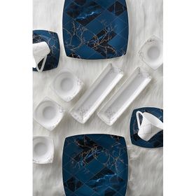 Karaca Fine Pearl Midnight 26 Parça 6 Kişilik Kahvaltı Takımı