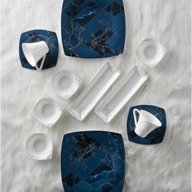 Karaca Fine Pearl Midnight 26 Parça 6 Kişilik Kahvaltı Takımı