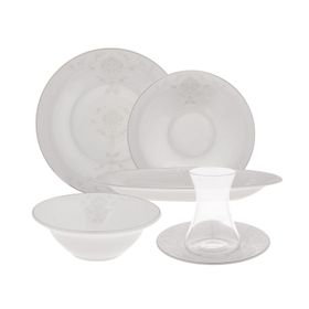 Karaca Fine Pearl New Bella 26 Parça 6 Kişilik İnci Kahvaltı/Servis Takımı