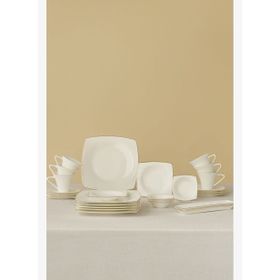 Karaca Fine Pearl Ragusa 26 Parça 6 Kişilik İnci Gold Kahvaltı/Servis Takımı
