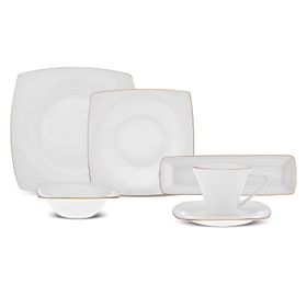 Karaca Fine Pearl Ragusa 26 Parça 6 Kişilik İnci Gold Kahvaltı/Servis Takımı
