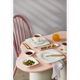 Karaca Fine Pearl Ragusa 26 Parça 6 Kişilik İnci Platin Kahvaltı/Servis Takımı