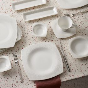 Karaca Fine Pearl Roma İnci 26 Parça 6 Kişilik Kahvaltı Servis Takımı