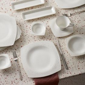 Karaca Fine Pearl Roma İnci 26 Parça 6 Kişilik Kahvaltı Servis Takımı