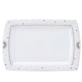 Karaca Fine Pearl Sole Kare 12 Kişilik 62 Parça Yemek Takımı