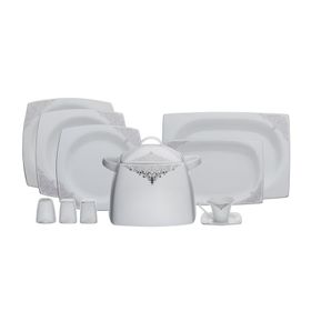 Karaca Fine Pearl Sufi 86 Parça Yemek Takımı