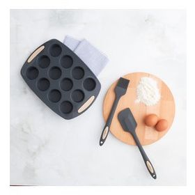 Karaca Flex 3 Parça Muffin Kek Kalıbı
