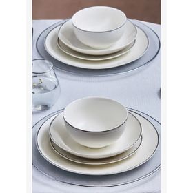 Karaca Floda 53 Parça 12 Kişilik Platin Yemek Takımı