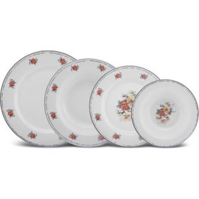 Karaca Flor 24 Parça 6 Kişilik Yemek Takımı