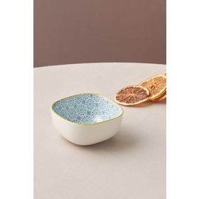 Karaca Floral 10 cm Mavi Square Çerezlik
