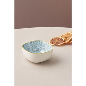 Karaca Floral 10 cm Mavi Square Çerezlik