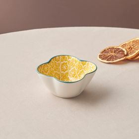 Karaca Floral 10 cm Sarı Yonca Çerezlik