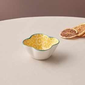Karaca Floral 10 cm Sarı Yonca Çerezlik