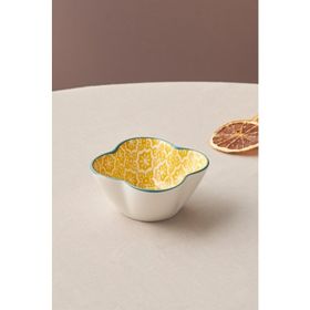 Karaca Floral 10 cm Sarı Yonca Çerezlik