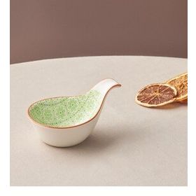 Karaca Floral 10 cm Yeşil Damla Çerezlik Sosluk