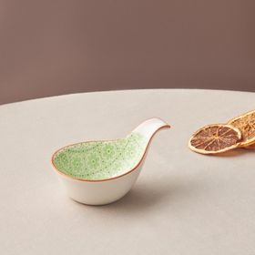 Karaca Floral 10 cm Yeşil Damla Çerezlik Sosluk