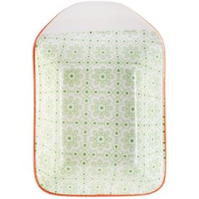 Karaca Floral 10 cm Yeşil Rectangle Çerezlik Sosluk