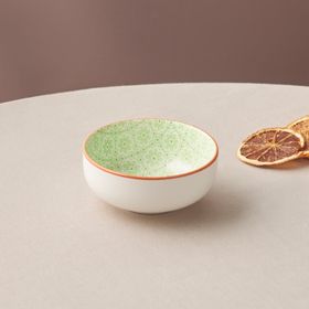 Karaca Floral 10 cm Yeşil Round Çerezlik